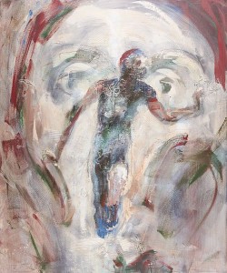 Quizá muero (2012), Óleo sobre tela, 180 x 150     cms