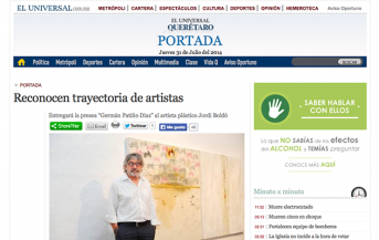 Reconocen trayectoria de artistas. Entregará la presea “Germán Patiño Díaz” al artista plástico Jordi Boldó – eluniversalqueretaro.mx