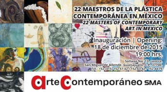 Inauguración: 24 Maestros de la Plástica Contemporánea en México. Dibujo, pintura, escultura, gráfica y fotografía.
